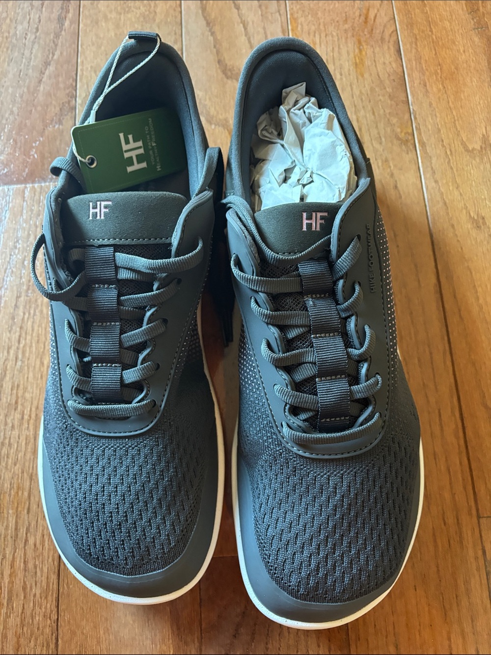 NWT HIKE HF Stride Men's Dark Grey Sneakers - Picture 3 of 6